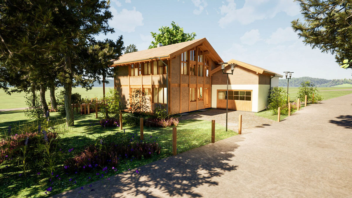 Holzskeletthaus in Amerang Holzskeletthaus in Amerang