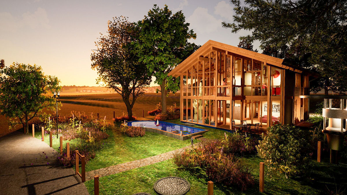 Holzskeletthaus in Amerang Holzskeletthaus in Amerang