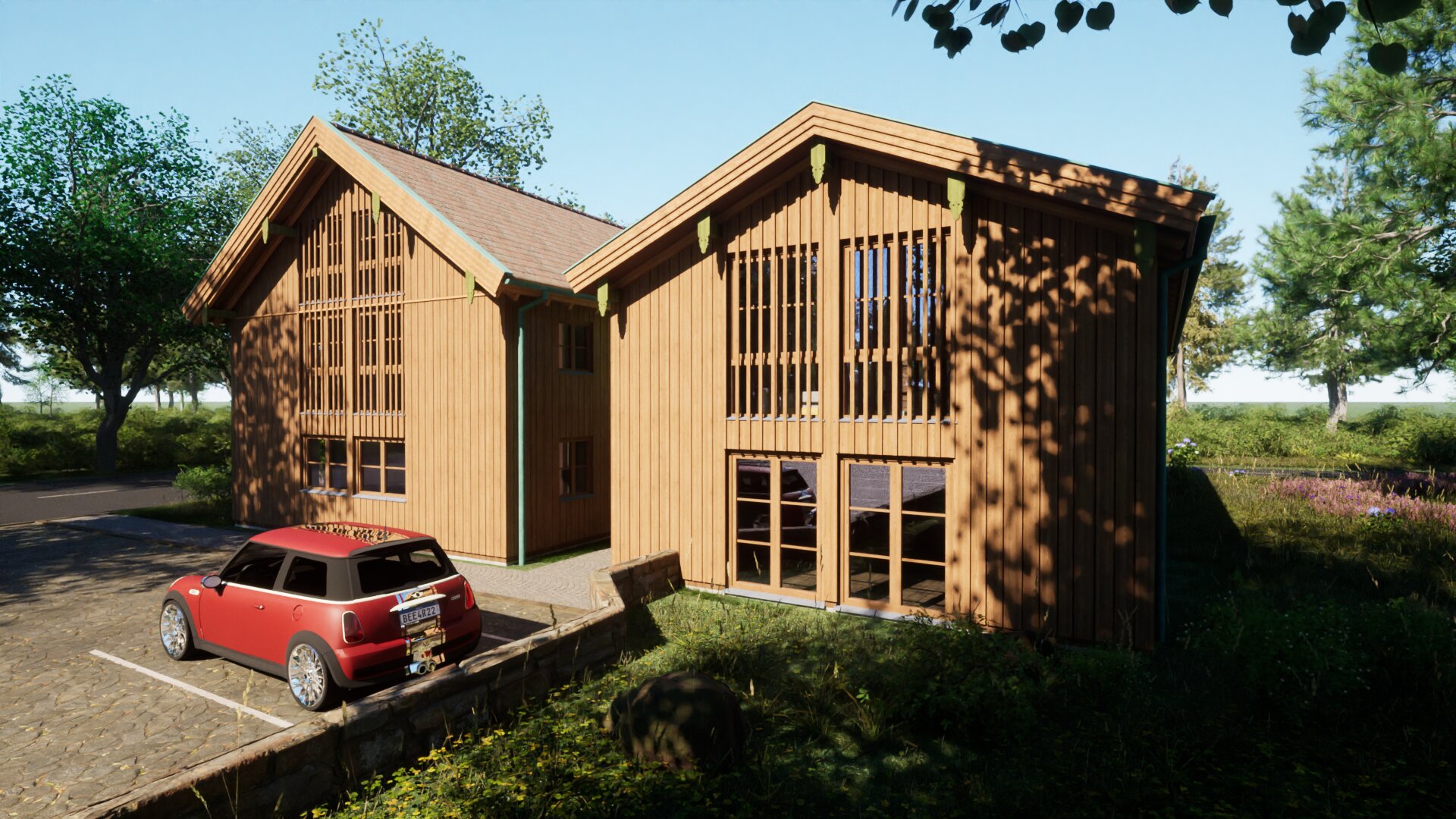 Denkmal Ergänzungsbauten NordOstAnsicht NordOstAnsicht