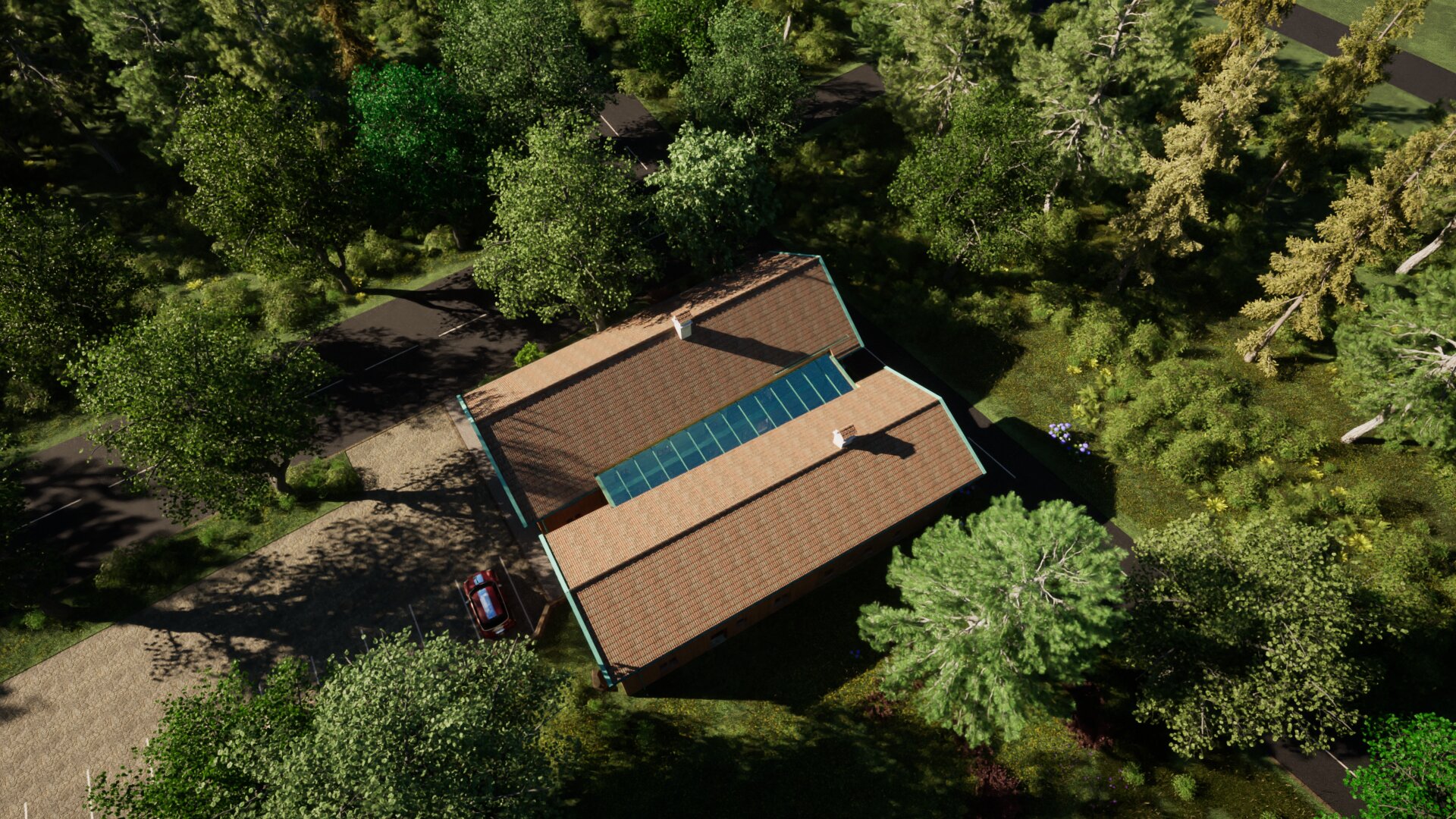 Denkmal Vogelschau von Norden Vogelschau von Norden