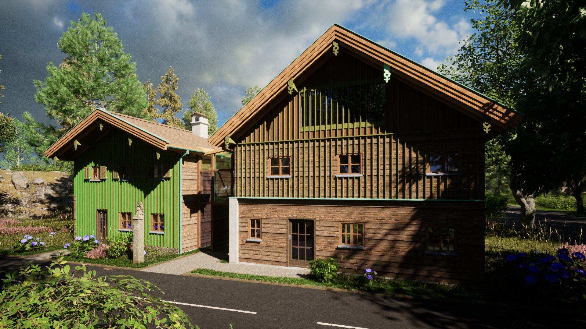 Denkmal SüdWestAnsicht SüdWestAnsicht