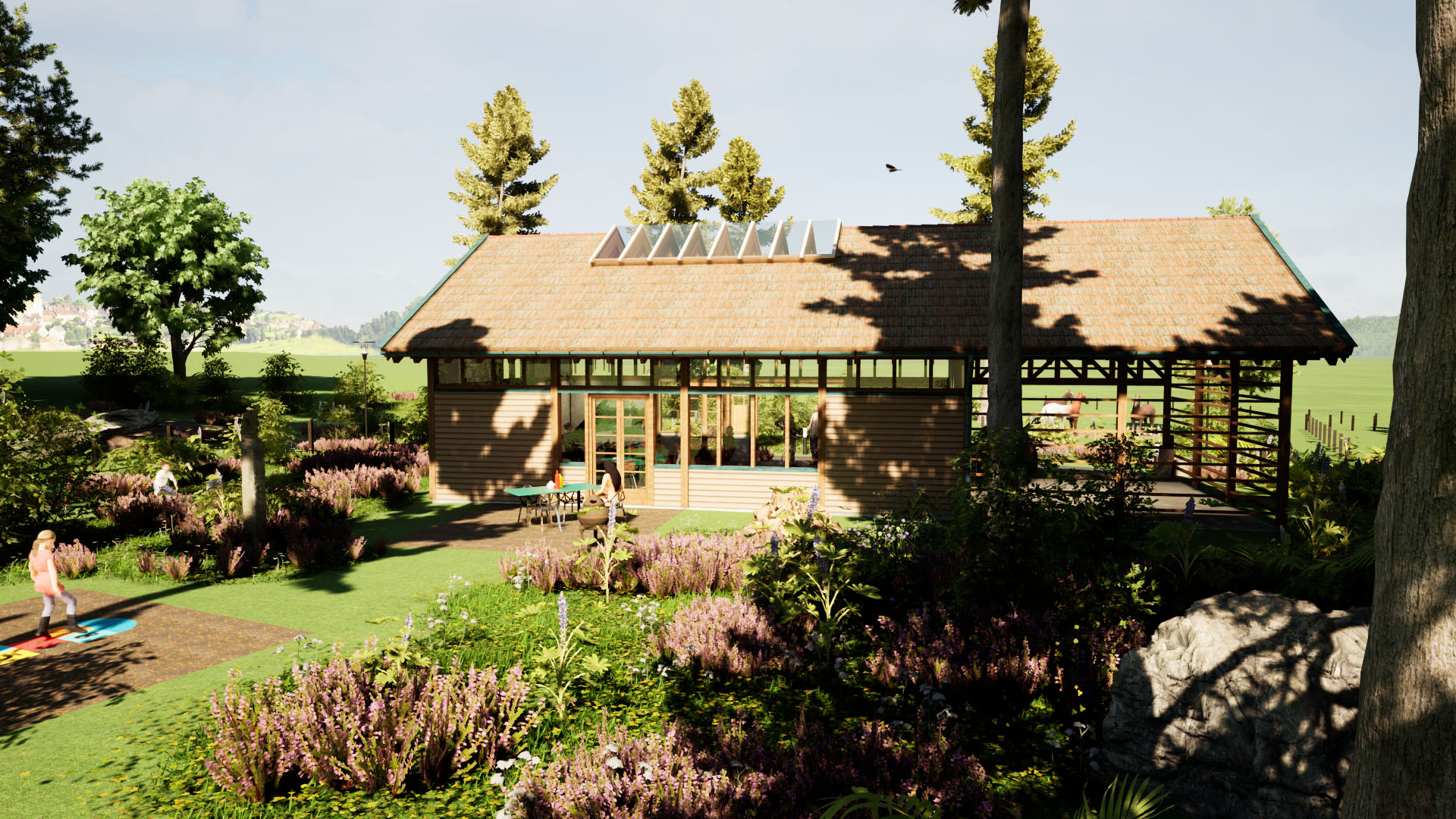 Holzskeletthaus Holzskeletthaus - Ostansicht