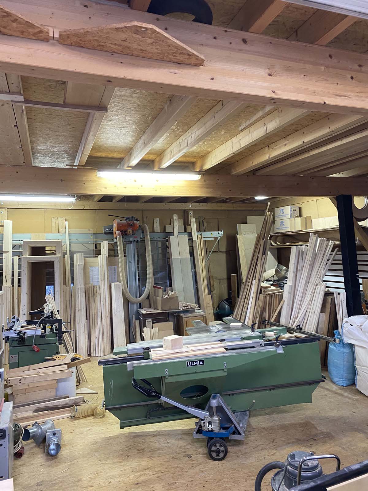 Umbauarbeiten in der Werkstatt Umbauarbeiten in der Werkstatt