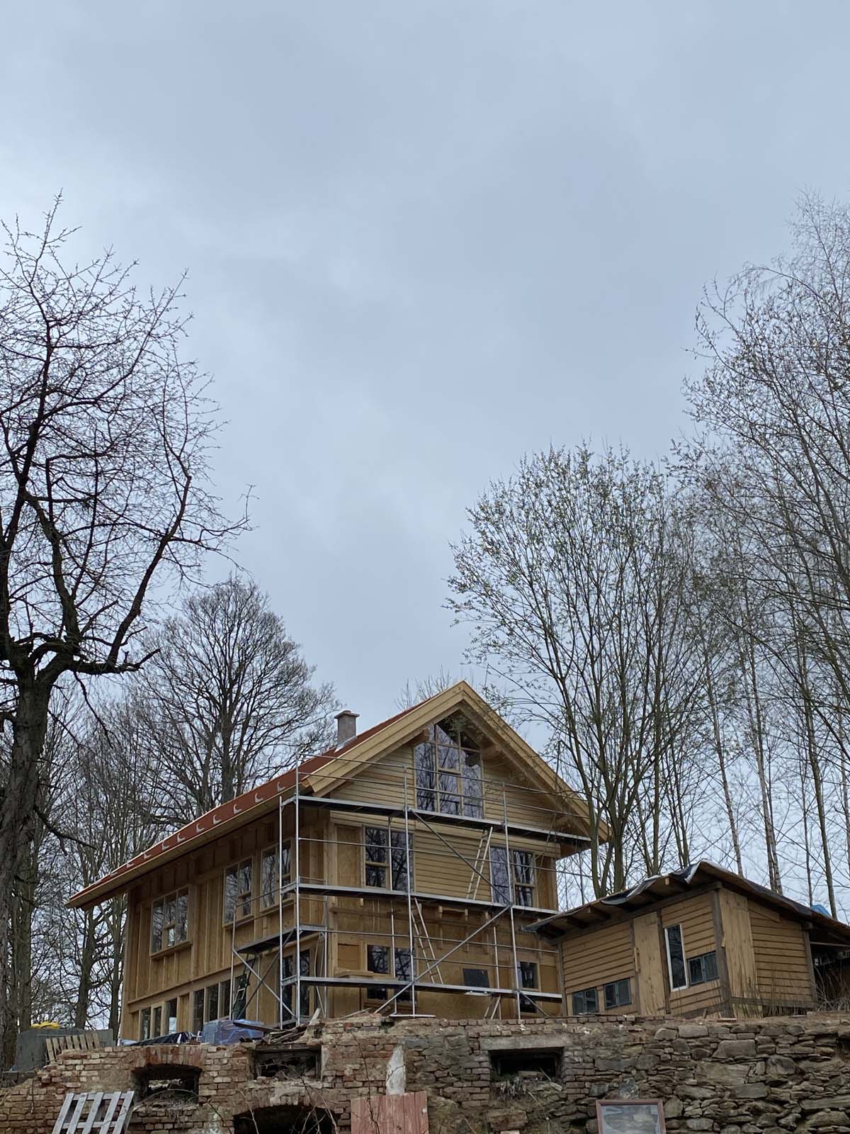 zum Glück habe ich ein Gerüst gekauft ... zum Glück habe ich ein Gerüst gekauft ...