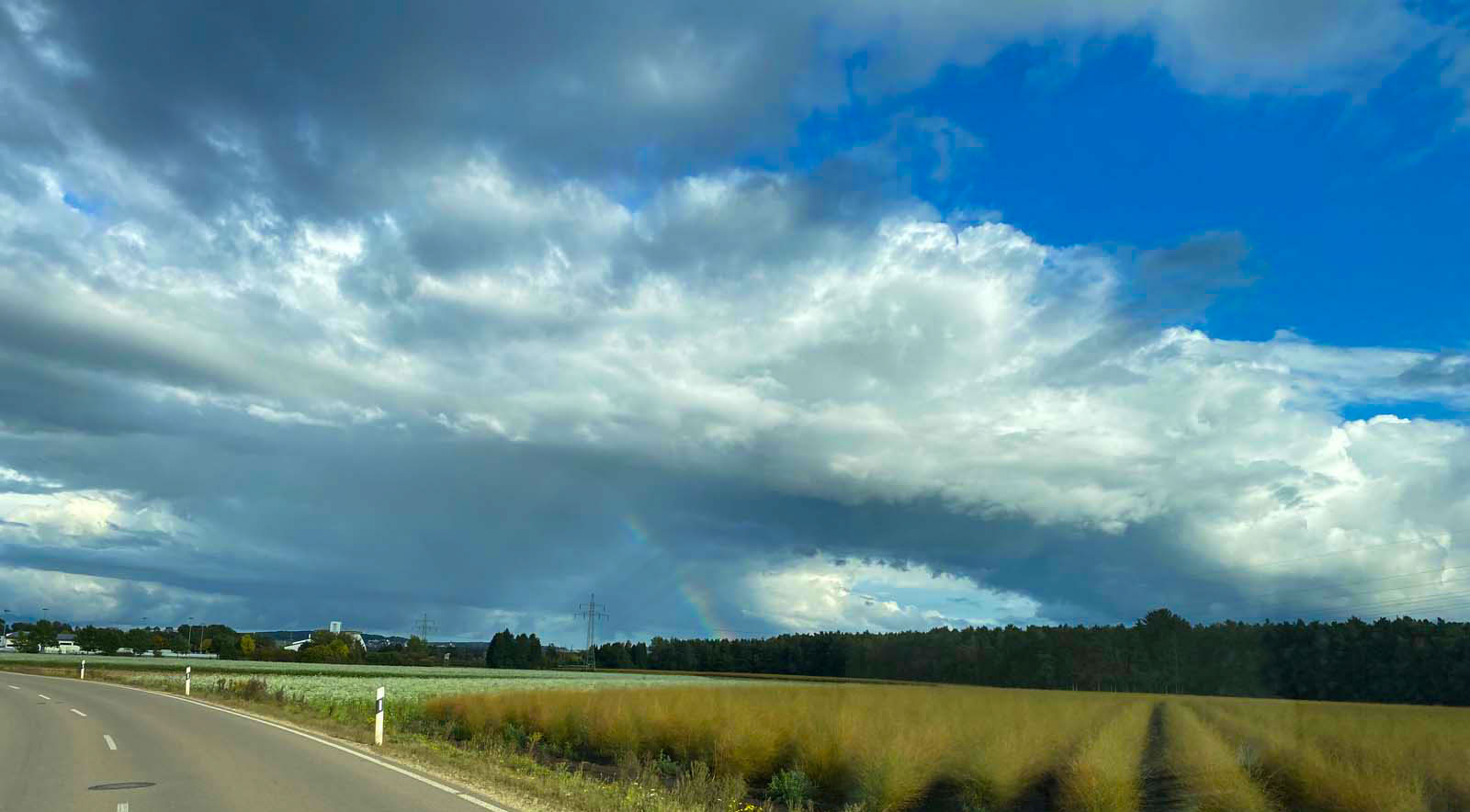 Stimmung bei Teublitz auf der Umleitungsstrecke Stimmung bei Teublitz auf der Umleitungsstrecke