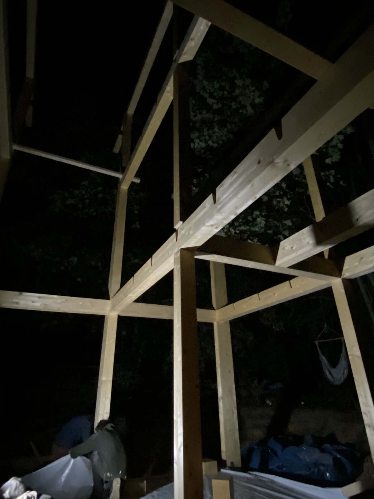 Holzskelettbauweise Holzskelettbau