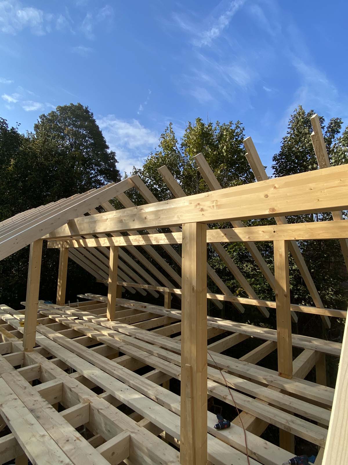 Holzskelettbau - Sparren Süd Holzskelettbau - Sparren Süd