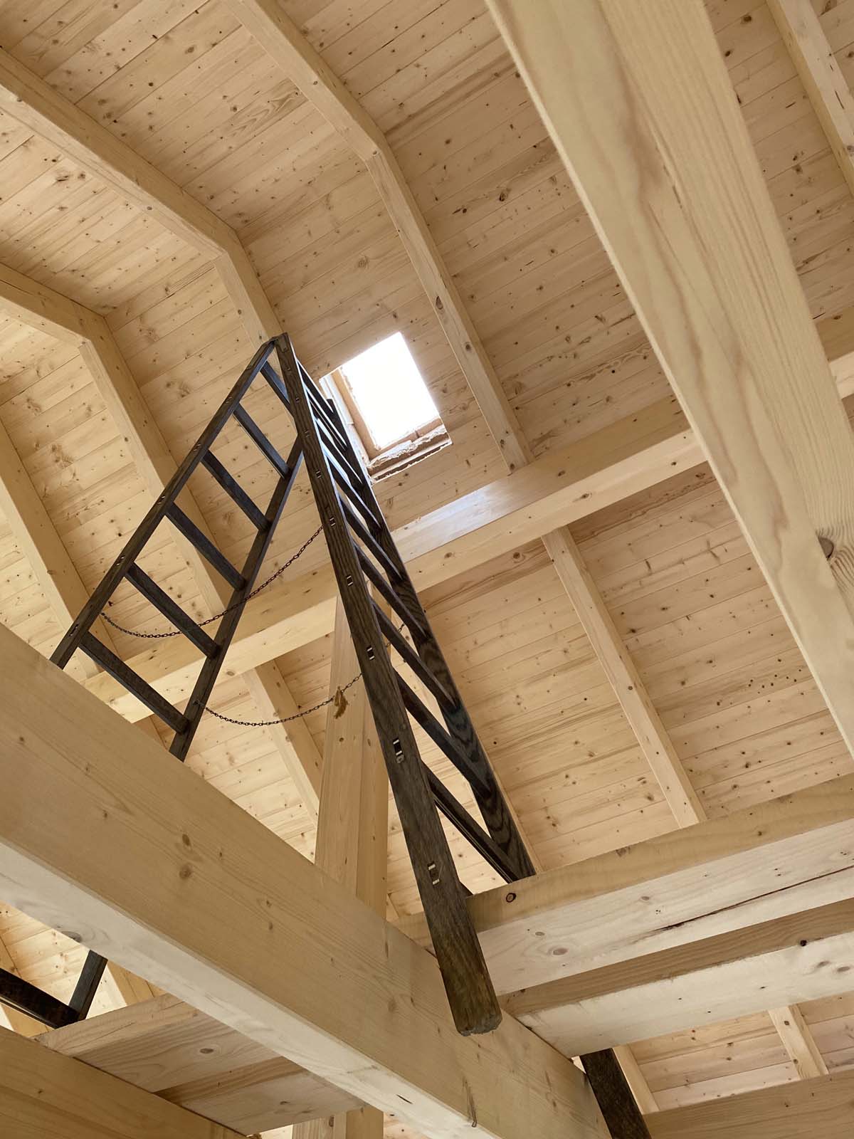 Holzskeletthaus Kaminloch Holzskeletthaus Kaminloch