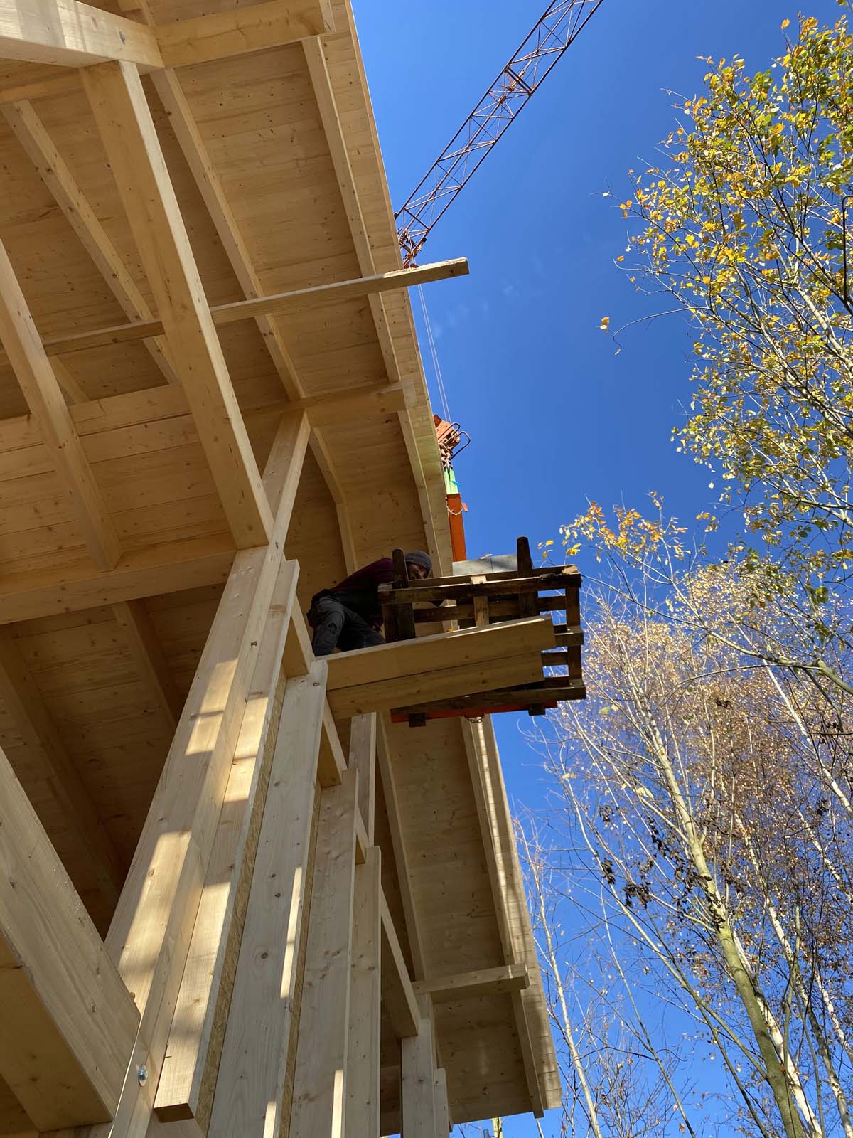 Holzskeletthaus - Biberschwanzdeckung Holzskeletthaus - Biberschwanzdeckung