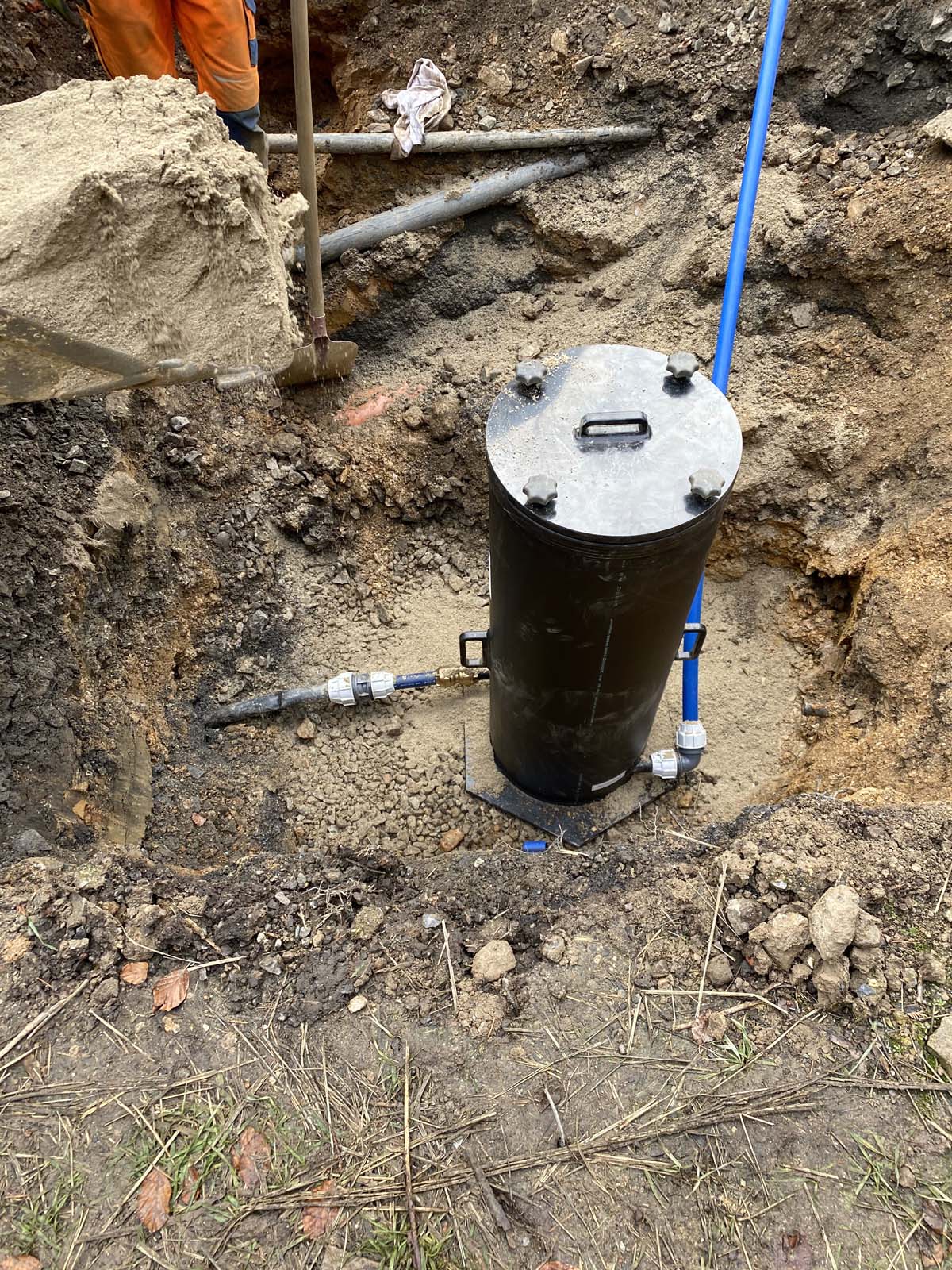 Schacht für die Wasseruhr Schacht für die Wasseruhr