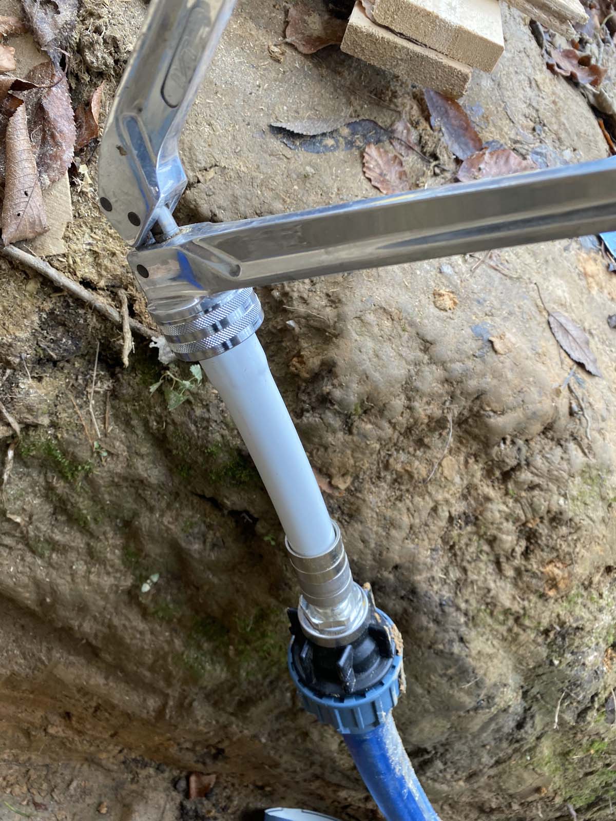 ankommendes Wasser 40er Leitungen ankommendes Wasser 40er Leitungen - weiter mit IVT