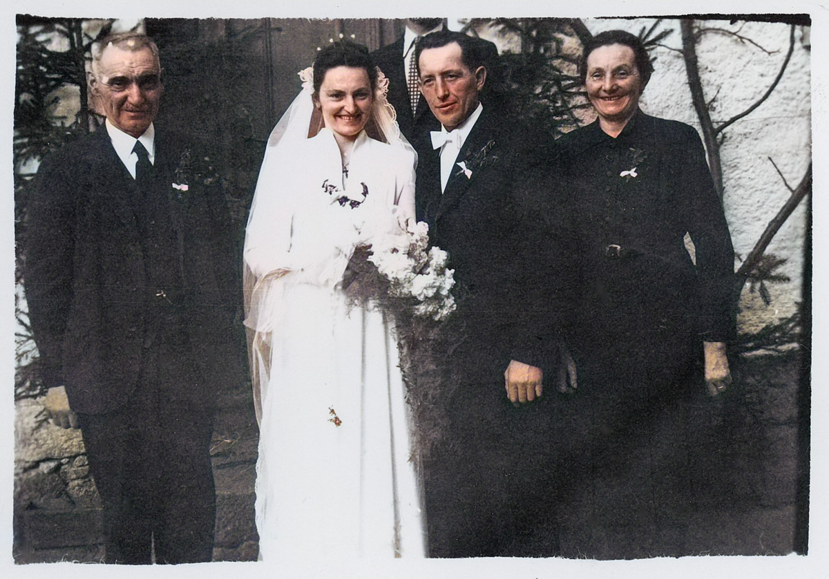 1953 - Hochzeit mit Opa und Oma 1953 - Hochzeit mit Opa und Oma