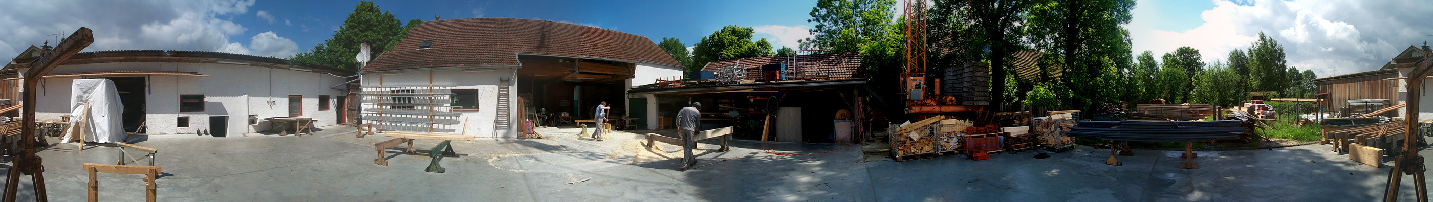 Baumann Sepp beim Baumann Sepp - meinem Zimmererlehrmeister