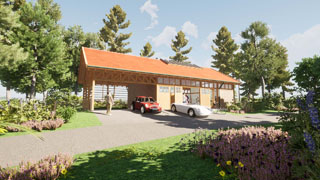 Skeletthaus Oltimerwerkstatt Skeletthaus Oltimerwerkstatt