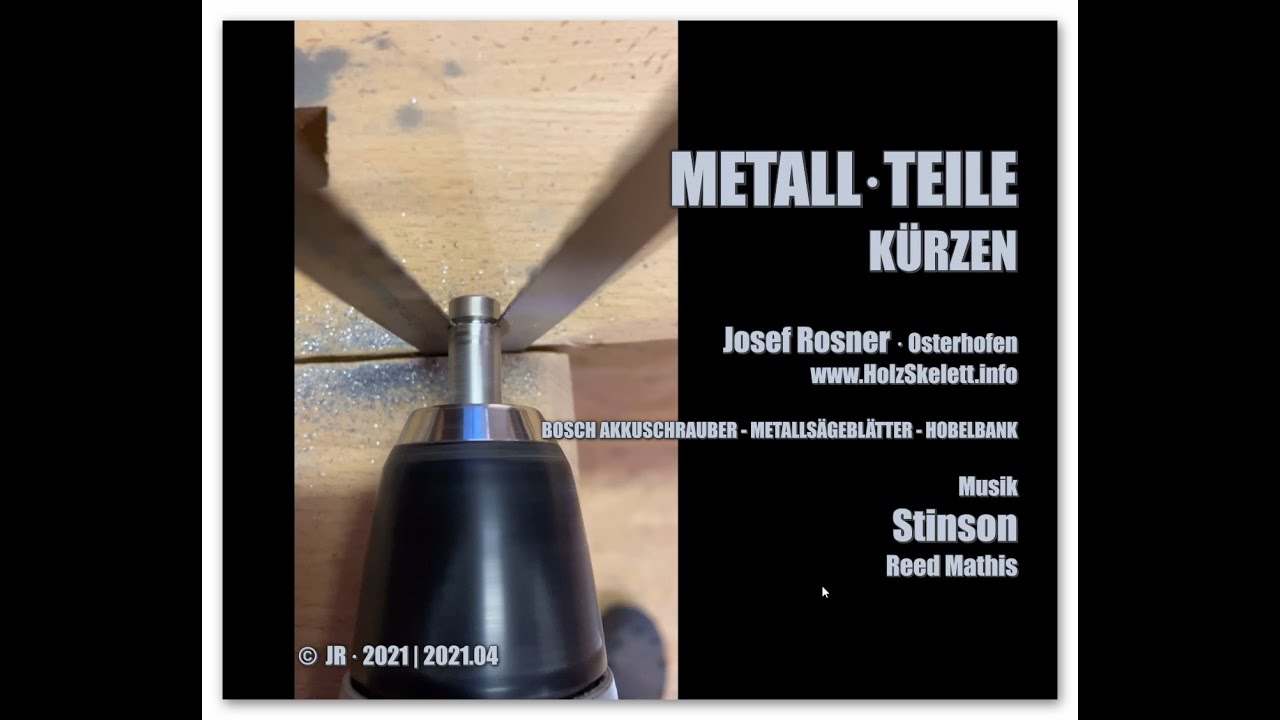 Schrauben kürzen Schrauben kürzen